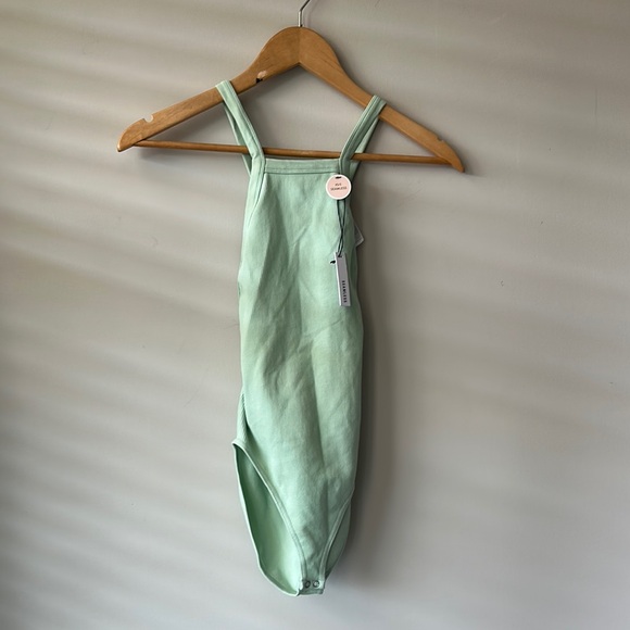 NWT Forever21 Mint Green Bodysuit - Picture 1 of 5
